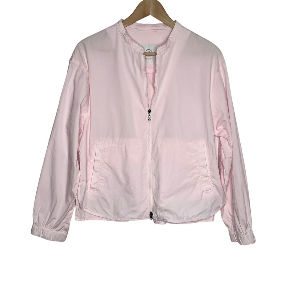 Bogner Lightweight Jacket Women 8 Pink Full Zip Pocket Casual Outdoor Athleisure